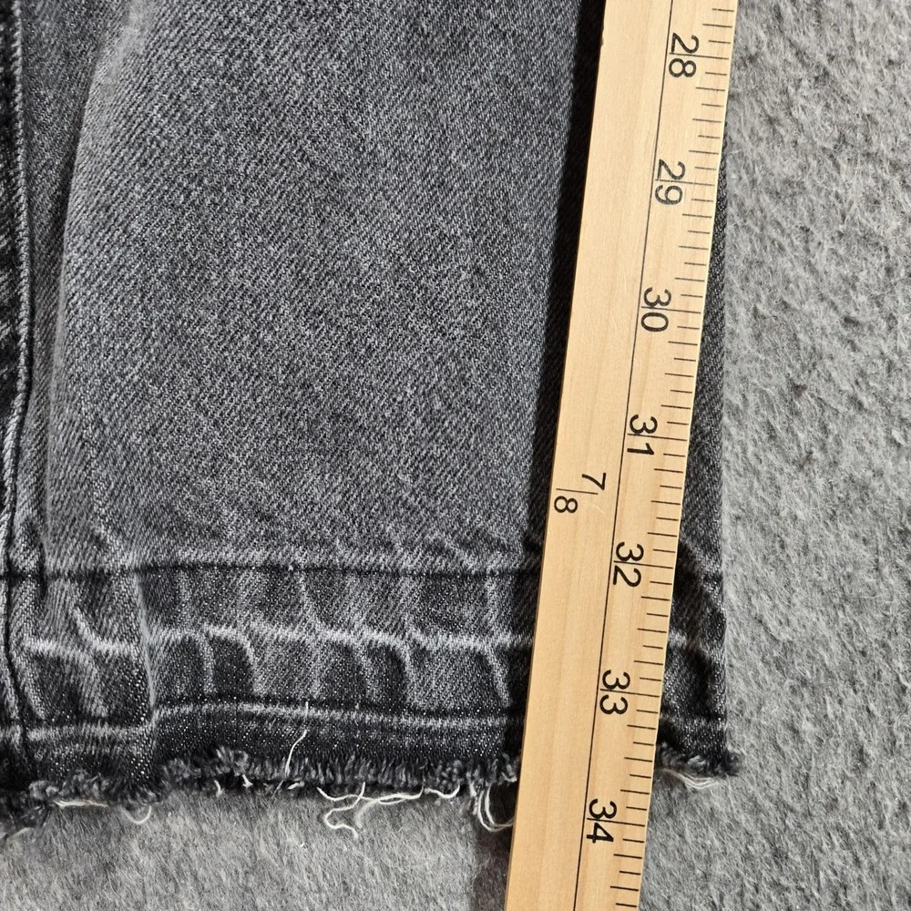BoohooMAN Jeans Mens 37x34 (tag 36L) Gray Charcoal Wash Straight Leg Denim